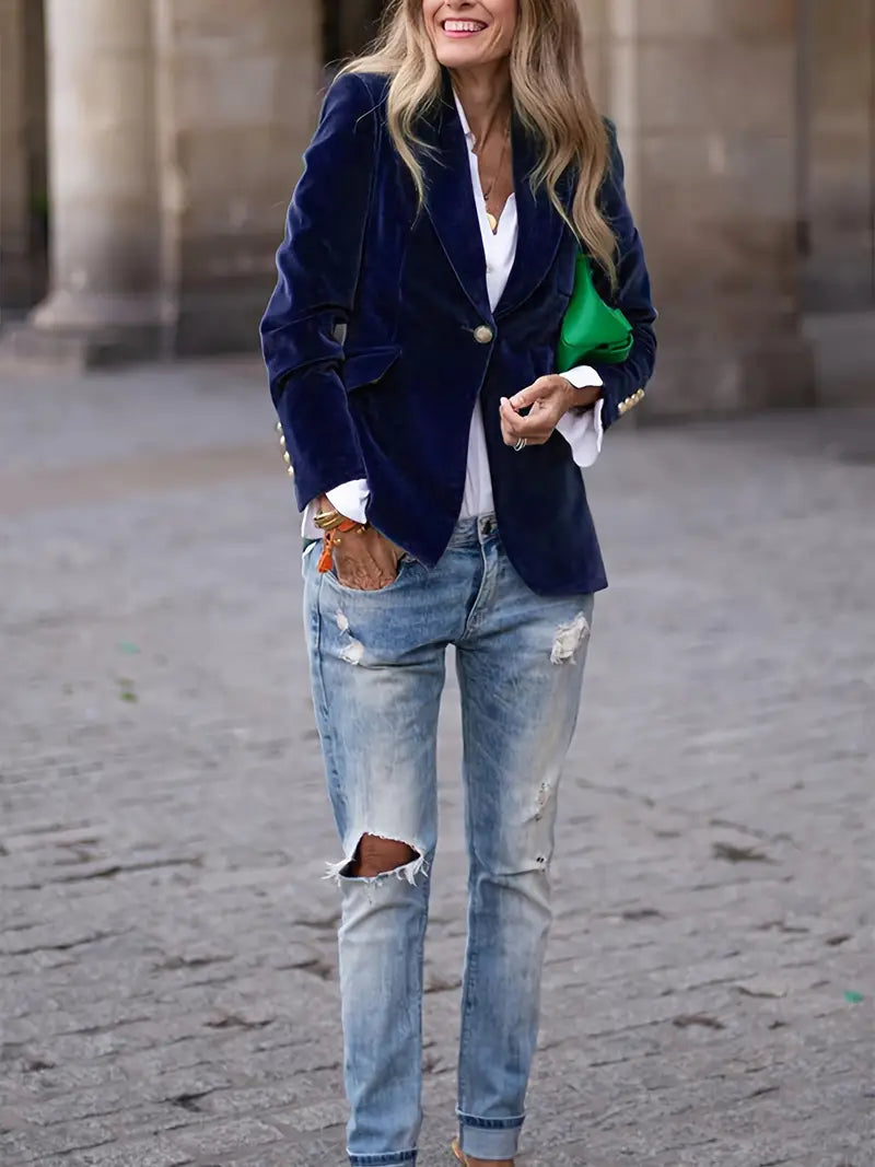 Blazer for Women | Single Button Tailored