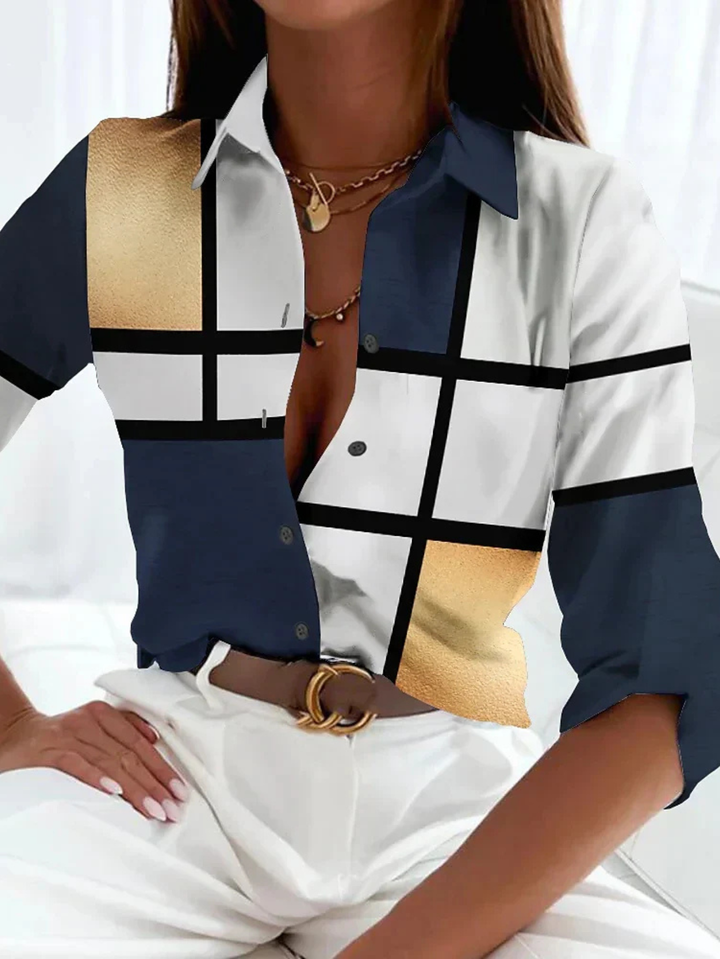 Women’s Blouse | Printed Button Down