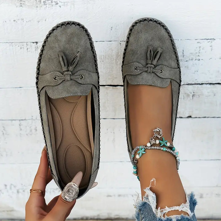 Loafers For Women | Tassel Closed Toe
