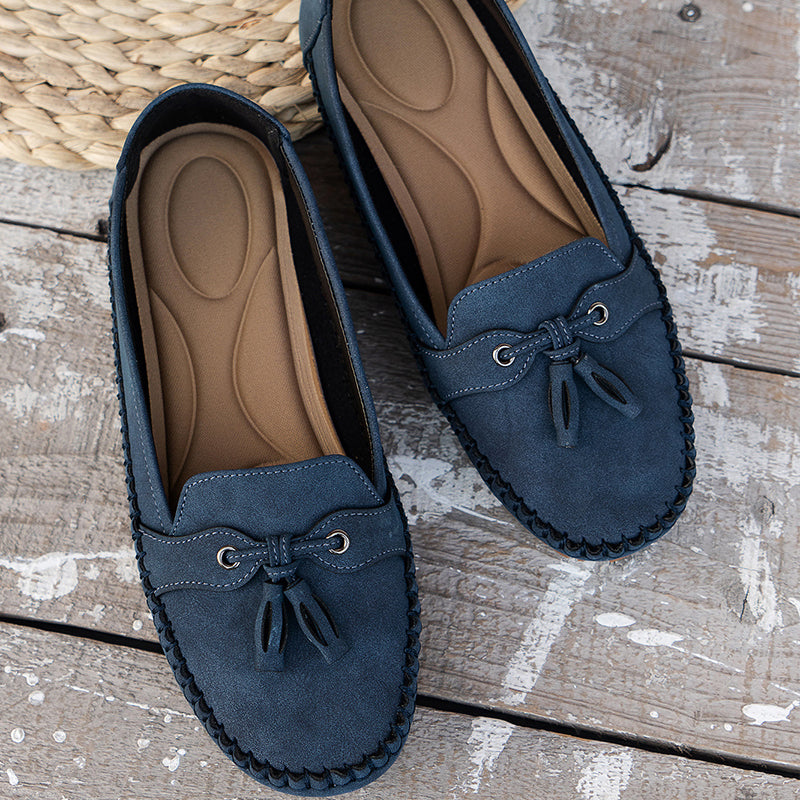Loafers For Women | Tassel Closed Toe