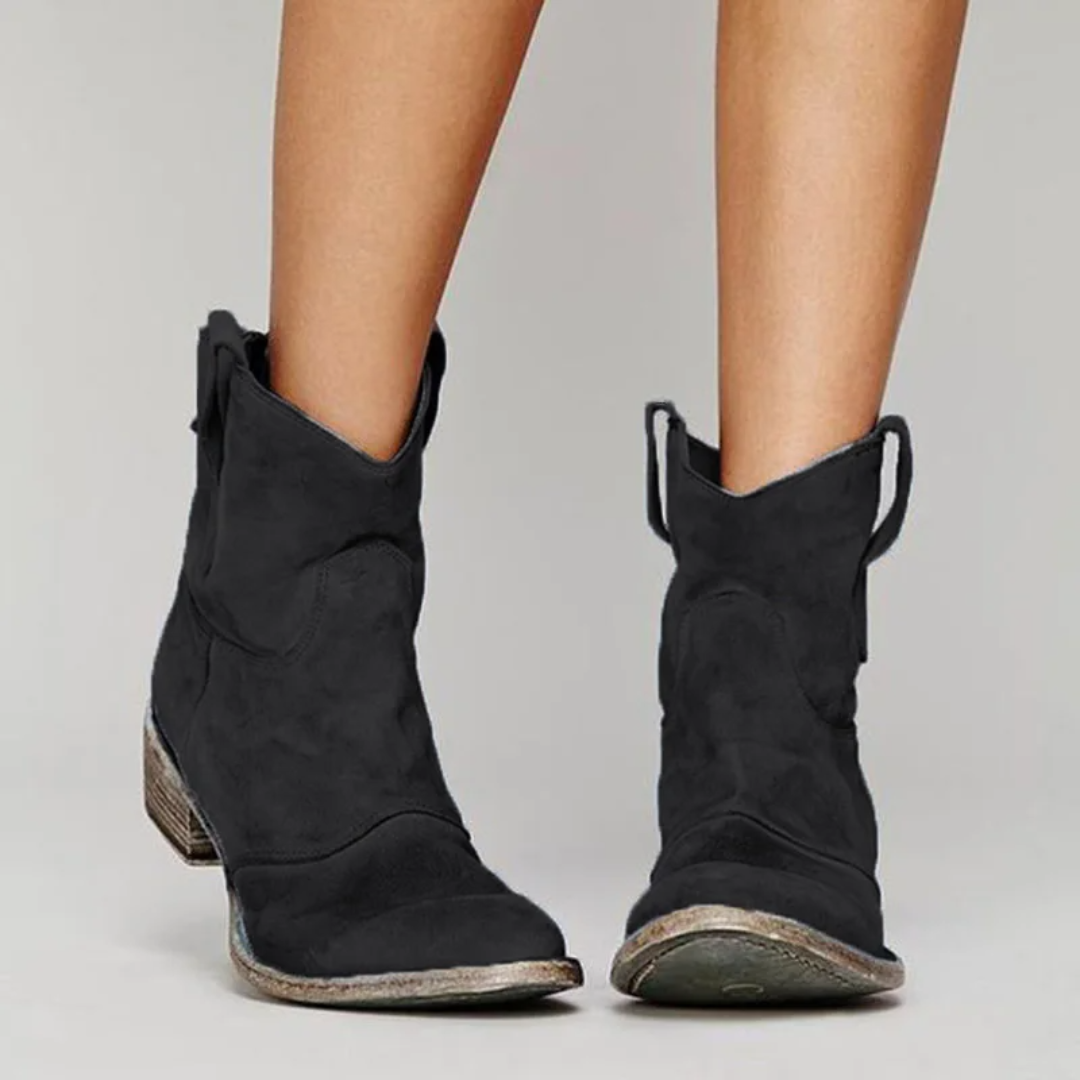 Boots for Women | Ankle-height Western Pull Tabs