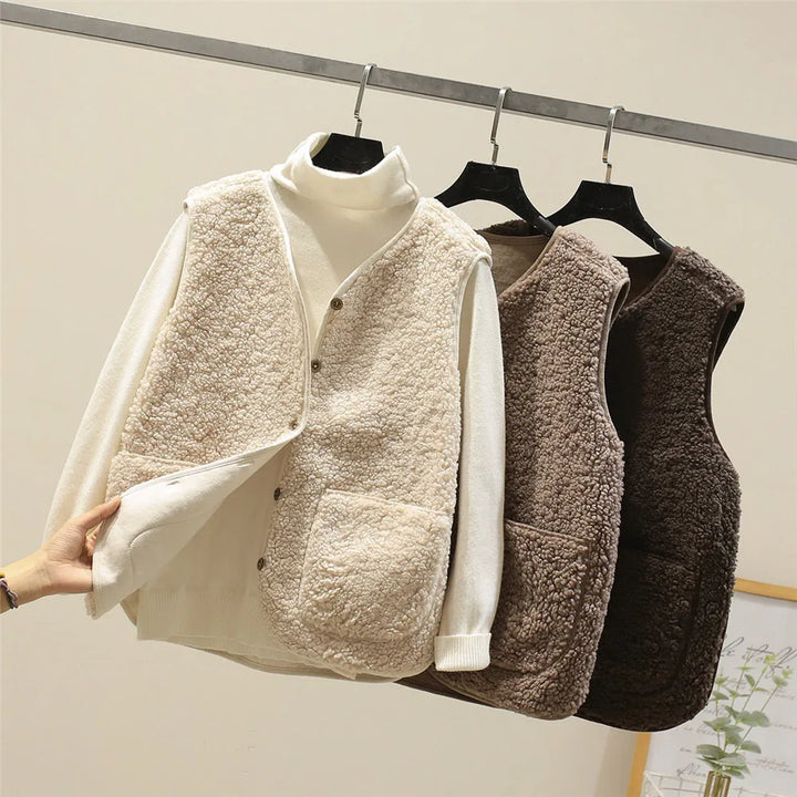 Women’s Outfit Set | Matching Vest and Long-sleeve Tops