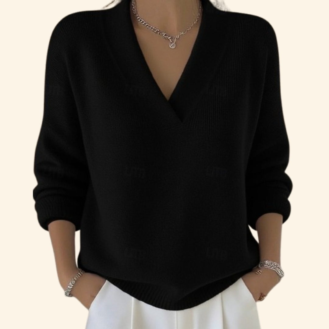 Women’s Blouse | V-Neck Long Sleeve