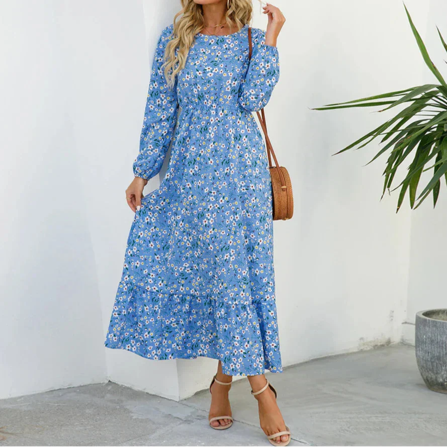 Women’s Dress | Floral Maxi Long Sleeve