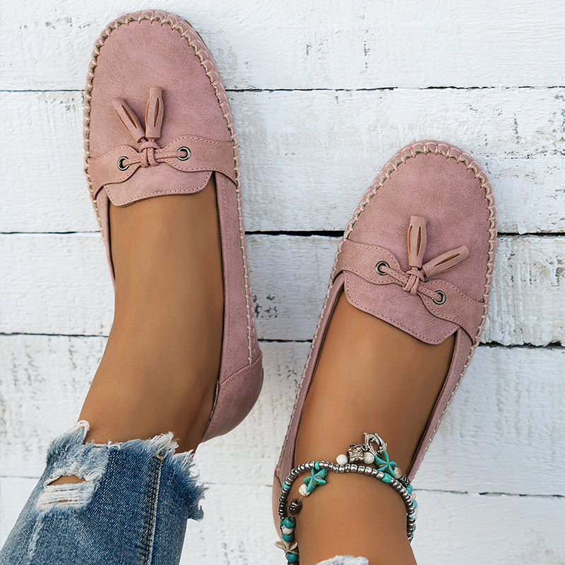 Loafers For Women | Tassel Closed Toe