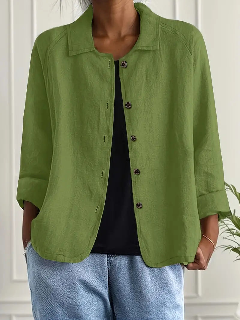 Women’s Blouse | Long Sleeve Button-Up