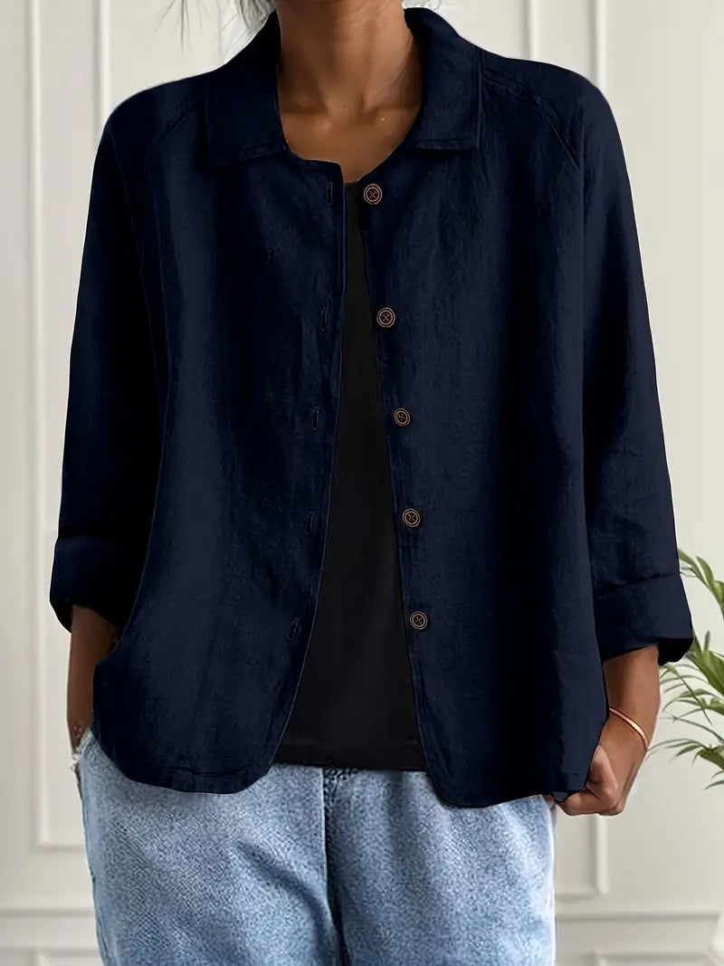 Women’s Blouse | Long Sleeve Button-Up