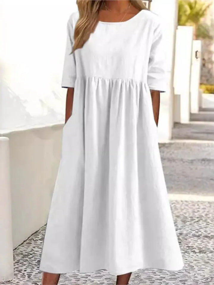 Women’s Dress | Midi Round Neck