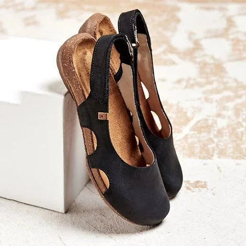 Flats For Women | Closed Toe With Slingback Strap