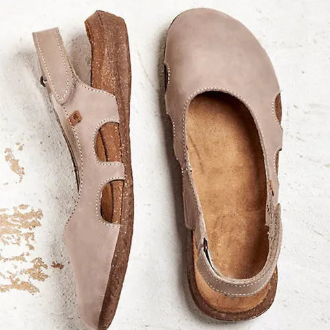 Flats For Women | Closed Toe With Slingback Strap