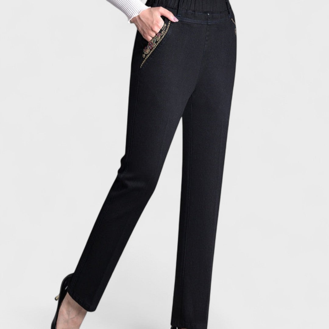 Women’s Jeans | Elastic Waist Pockets